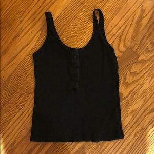 brandy melville black tank top
